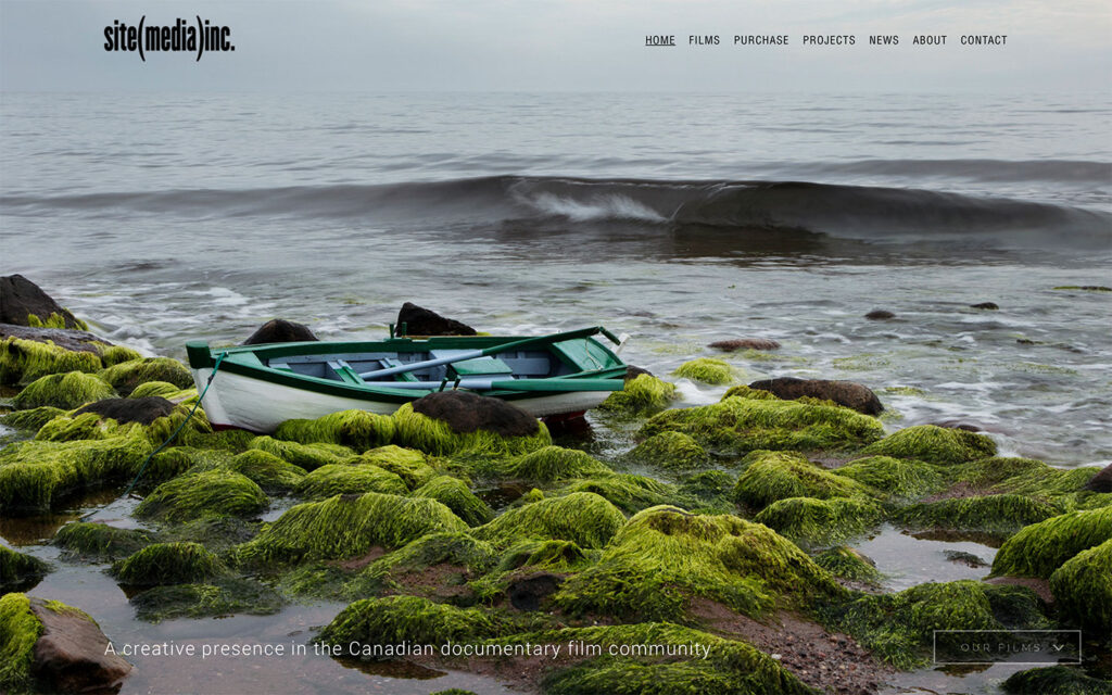 A screenshot for sitemedia.ca website